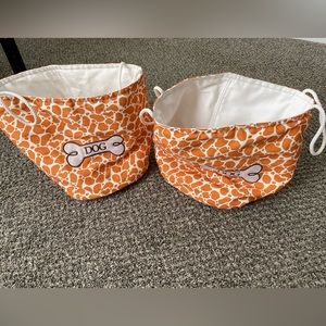 2 pack basket for dog toys